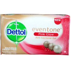 Dettol AntiBacterial Soap Even Tone Pink Glow 160 g