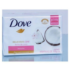 Dove Delicious Care Coconut Milk Cream Bar Soap - 100g