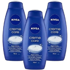 Nivea Bath Cream Body Wash Creme Care 25.36 Ounce - 750ml