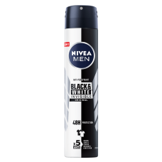 Nivea AntiPerspirant Deodorant Spray Invisible Black & White For Men 150 ml