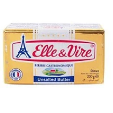 Elle & Vire Butter Unsalted 200 g