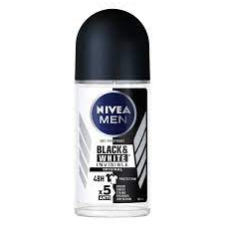 Nivea AntiPerspirant Deodorant Roll On Invisible Black & White For Men 50 ml