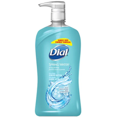 Dial AntiBacterial Body Wash Spring Water With Pump 1.03 L