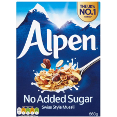 Alpen Muesli No Added Sugar 560 g