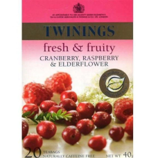 Twinings Cranberry Raspberry & Elderflower 40 g x20